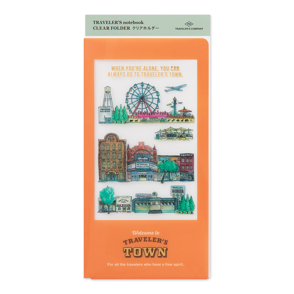 Traveler's Notebook 2024 Clear Folder Regular Size