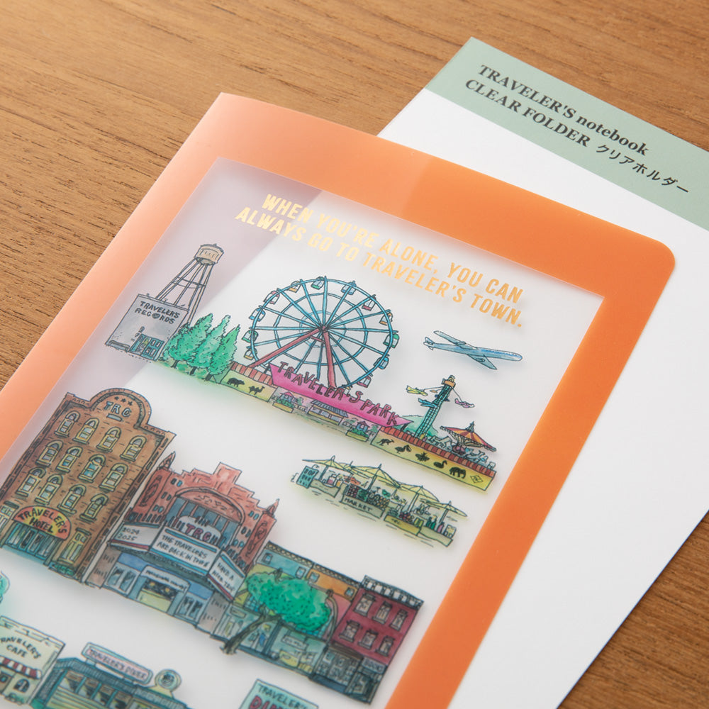 Traveler's Notebook 2024 Clear Folder Regular Size