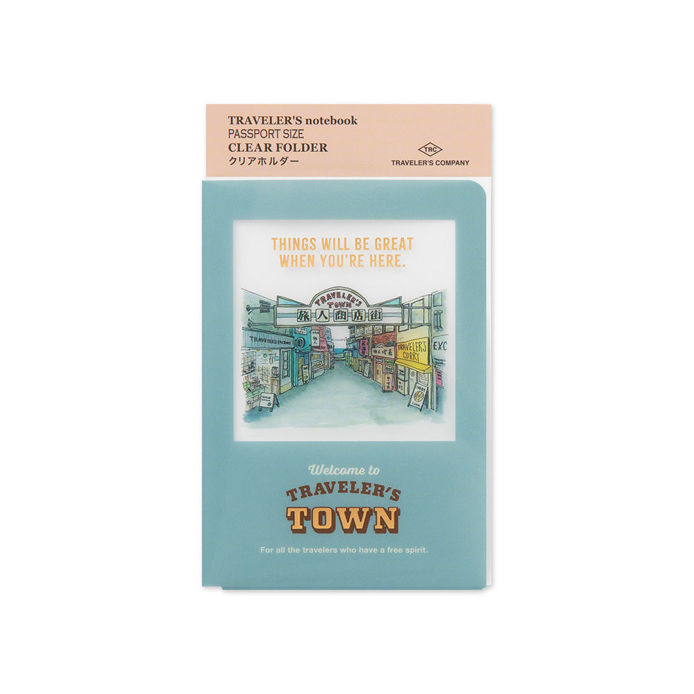 Traveler's Notebook 2024 Clear Folder Passport Size