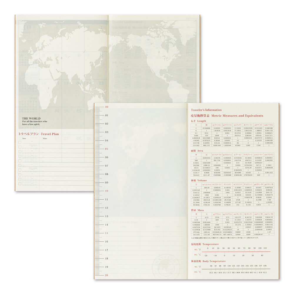 Traveler's Notebook 2026 Monthly Diary Regular Size