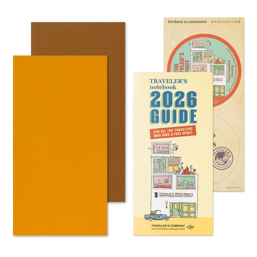 Traveler's Notebook 2026 Weekly Vertical Diary Regular Size
