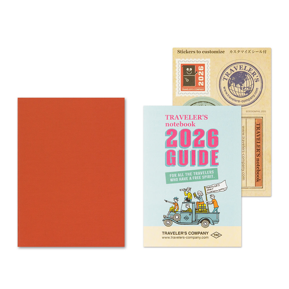 Traveler's Notebook 2026 Monthly Diary Passport Size