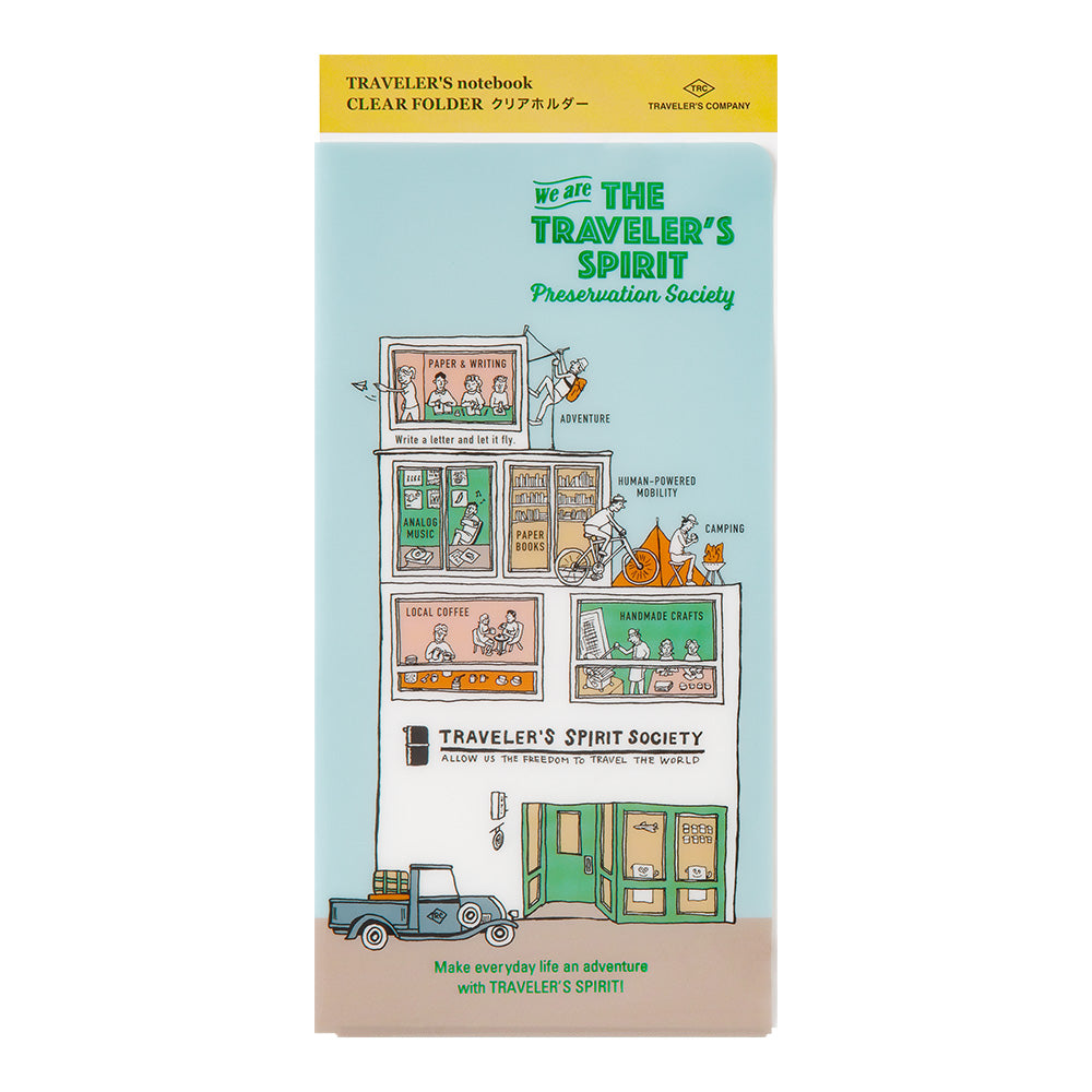 Traveler's Notebook 2026 Clear Folder Regular Size