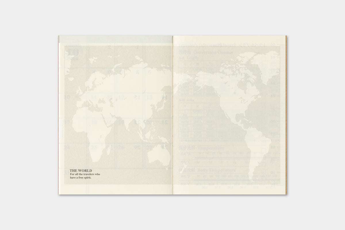 Traveler's Notebook 2027 Monthly Diary Passport Size