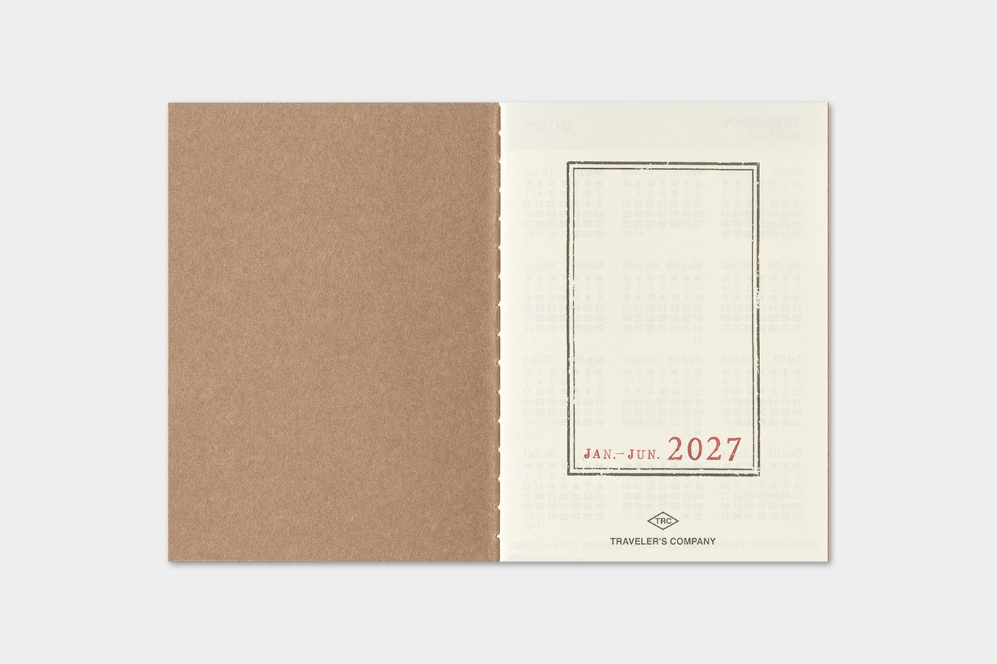 Traveler's Notebook 2027 Weekly Diary Passport Size