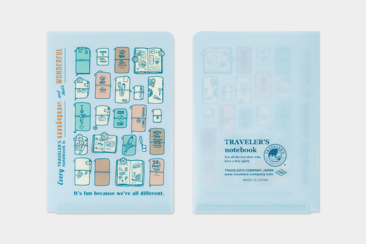 Traveler's Notebook 2027 Clear Folder Passport Size