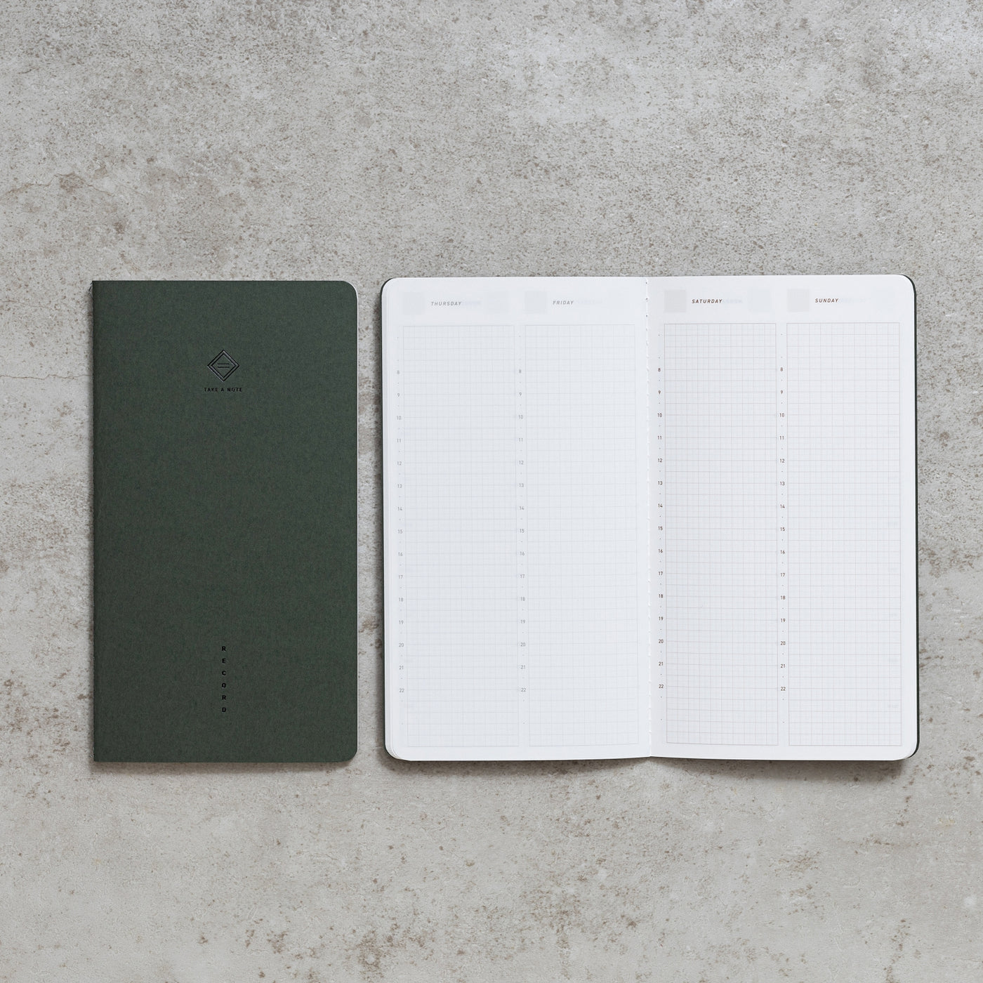 Take a Note "RECORD" - LITE Undated Hybrid Daily Planner
