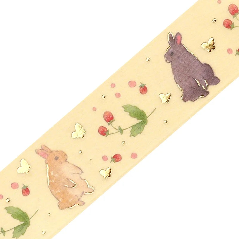 BGM Washitape Rabbit Country Raspberry
