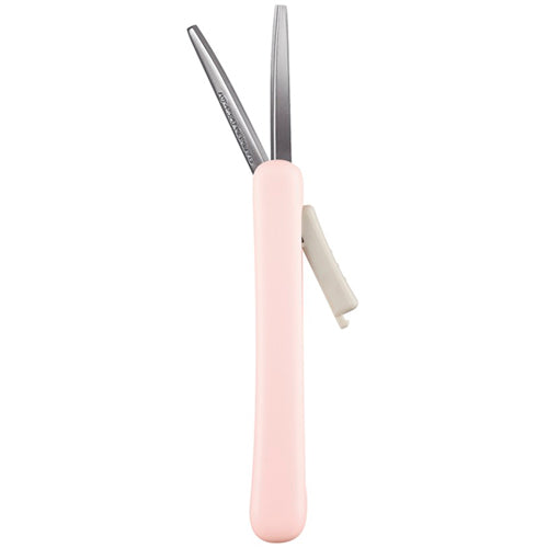 Kokuyo Saxa Poche Compact Scissors Peach  Compact scissors that can be stored in very small space