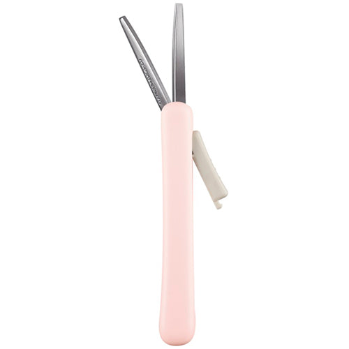 Kokuyo Saxa Poche Compact Scissors Peach Compact scissors that can be stored in very small space