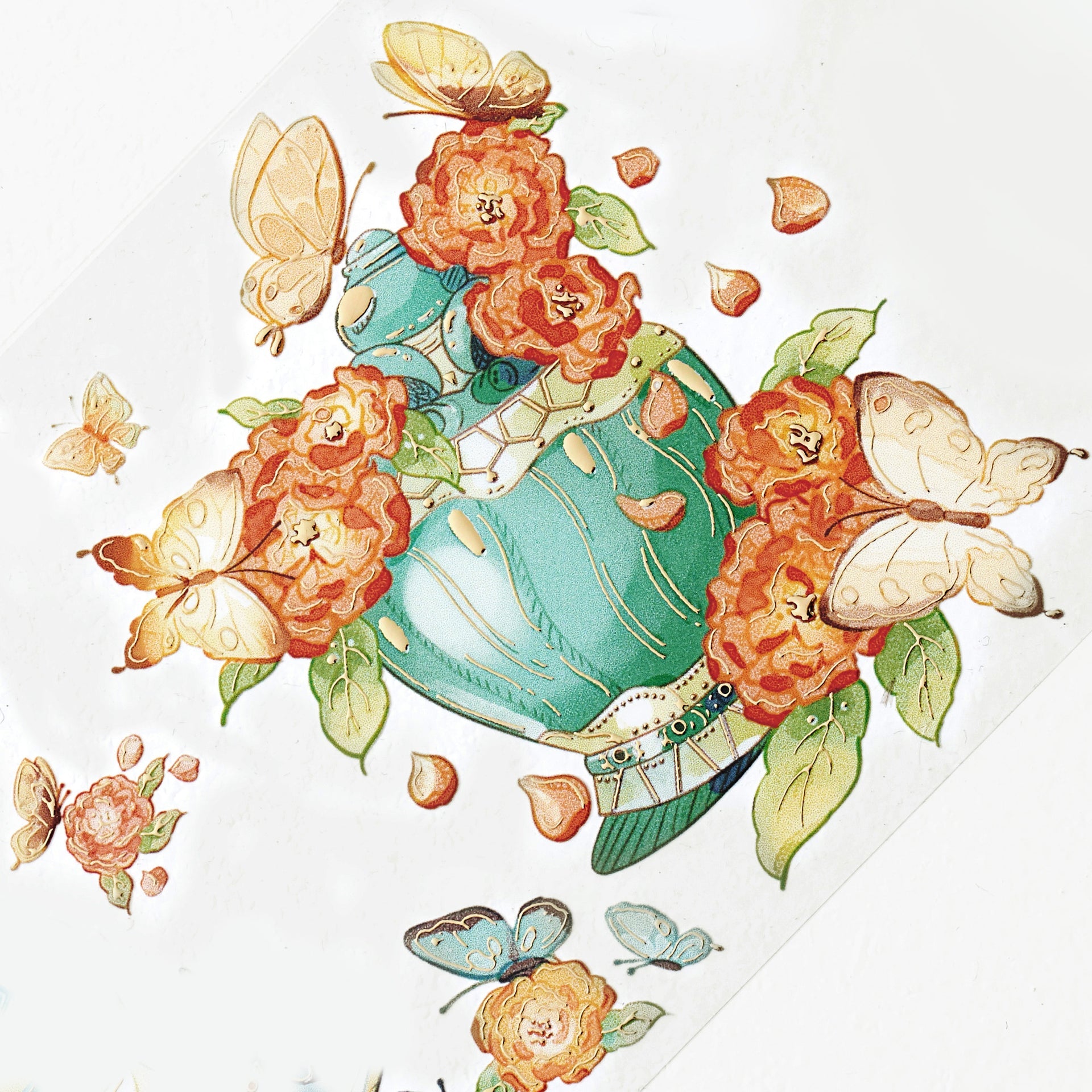 Butterfly Emporium Wide PET- teippi 70mm (gilded)