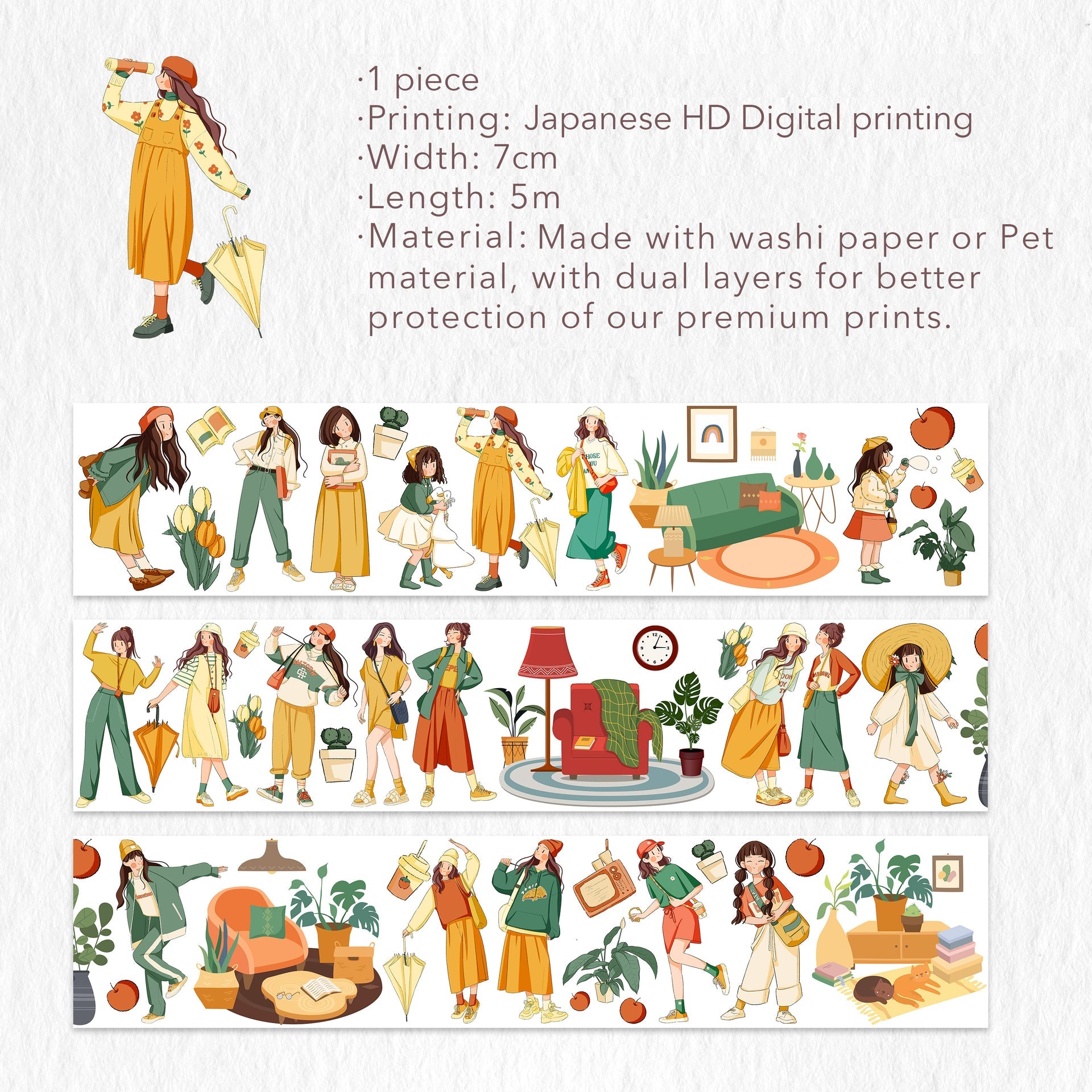 Moments Wide PET -tape 70mm