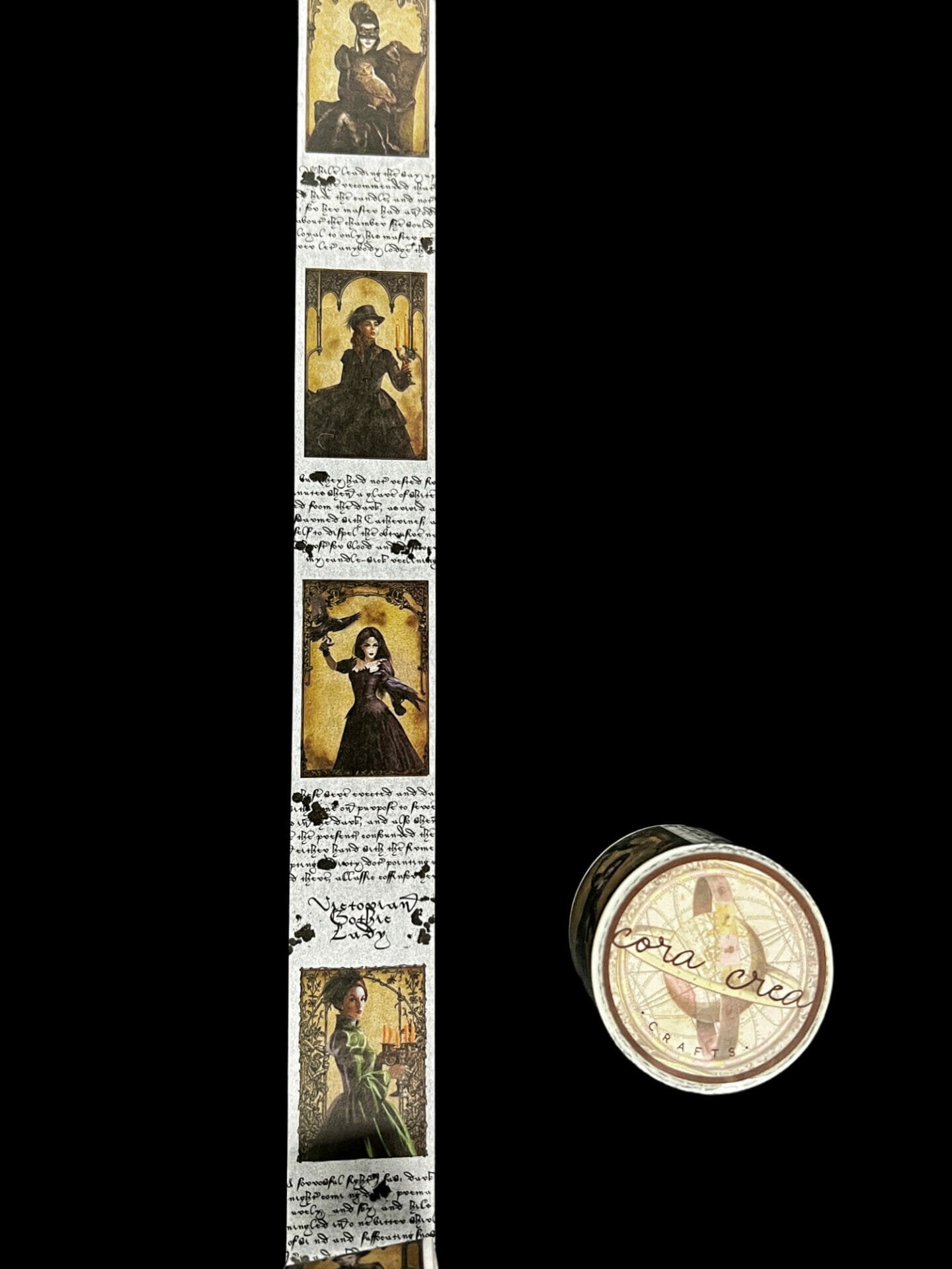 CoraCreaCrafts Gothic Ladies Washitape