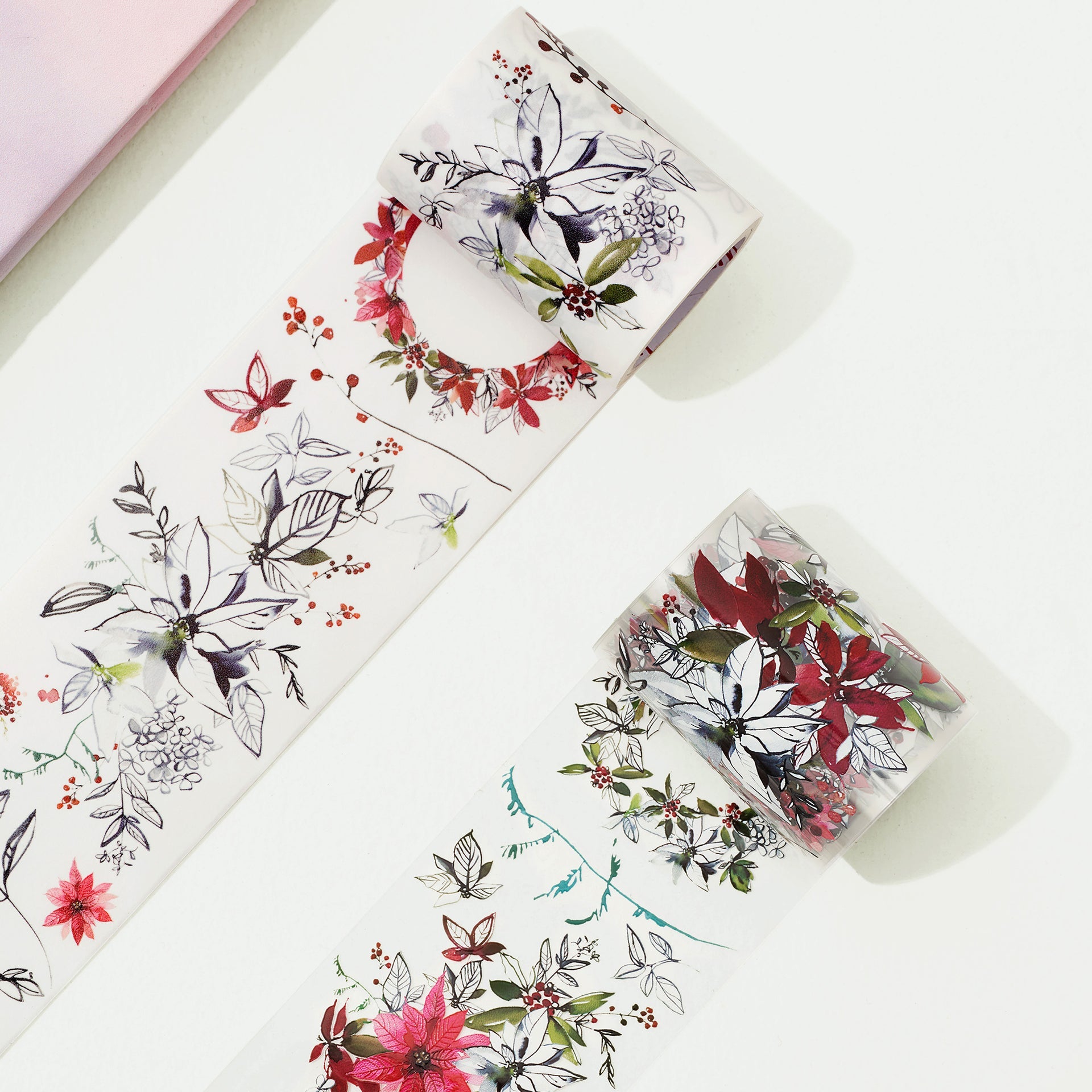 Poinsettia Wide PET -tape 60mm