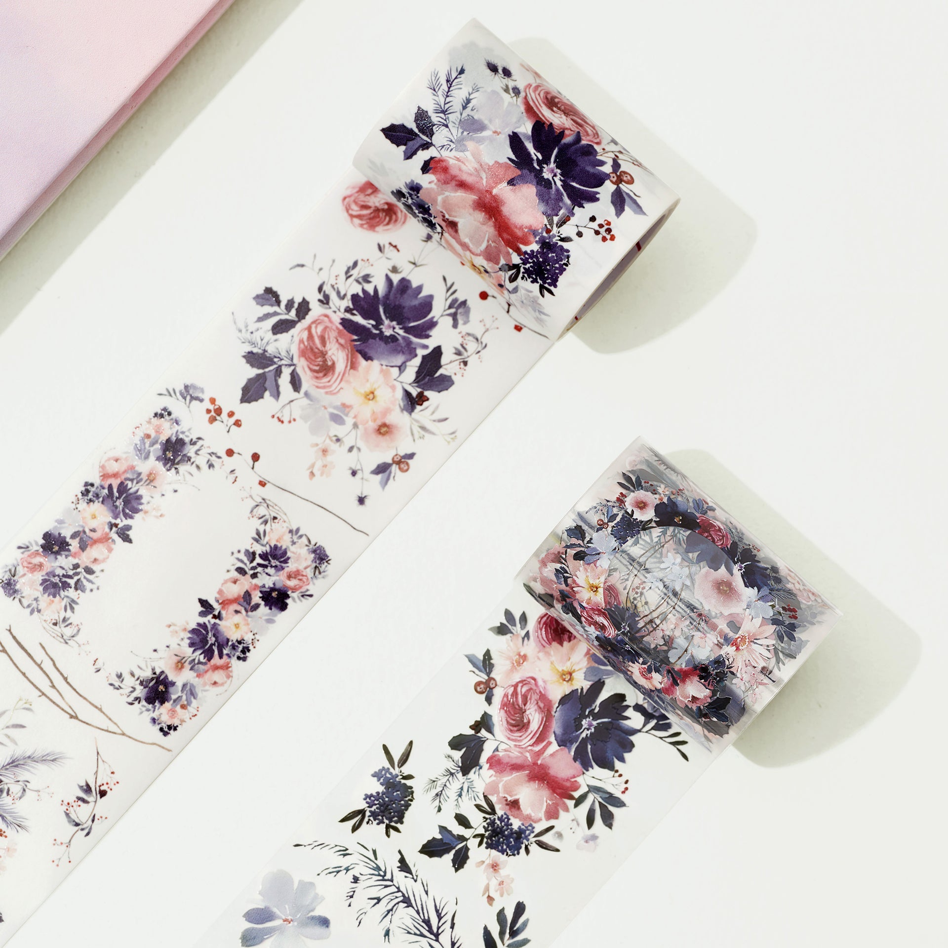 Frosty Rose Wide PET -tape 60mm
