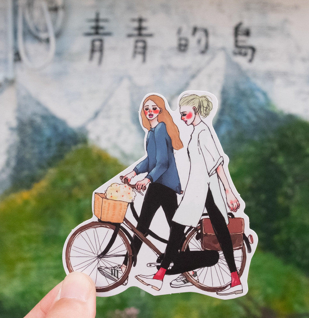 You and Me 25 pcs Sticker Set in a Metal Tin