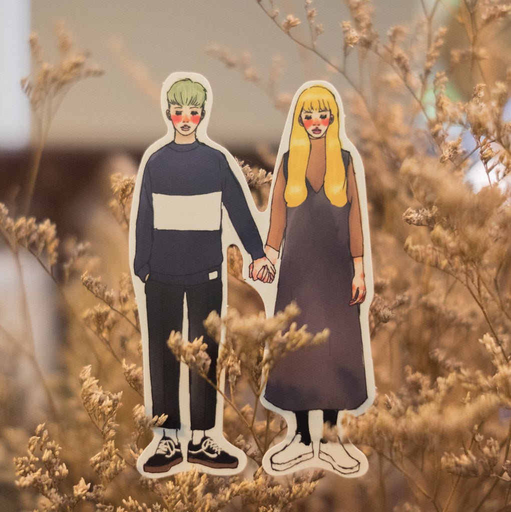 You and Me 25 pcs Sticker Set in a Metal Tin