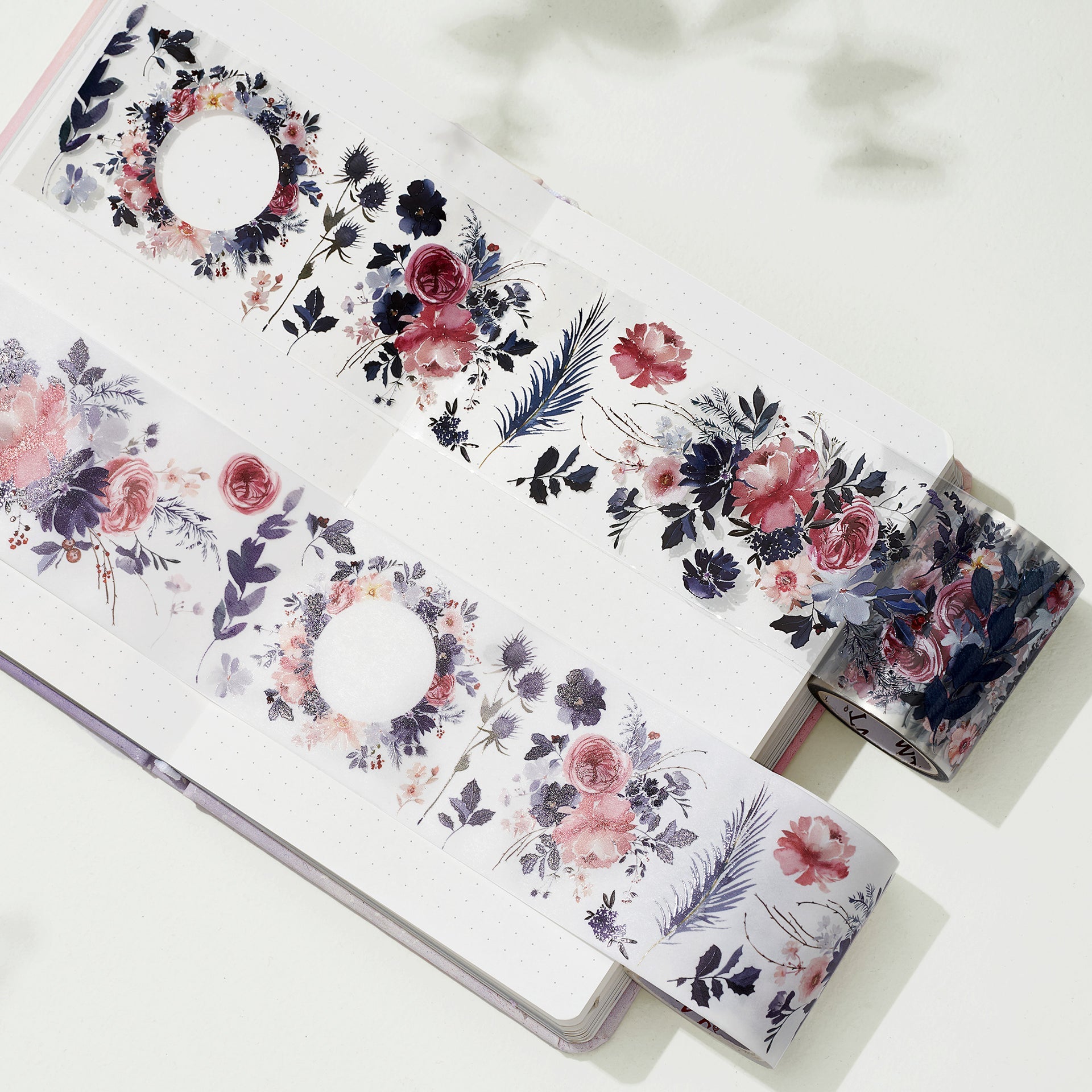 Frosty Rose Wide PET -tape 60mm