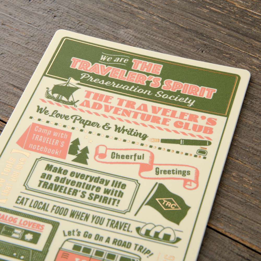 Traveler's Notebook 2026 Underlay Passport Size