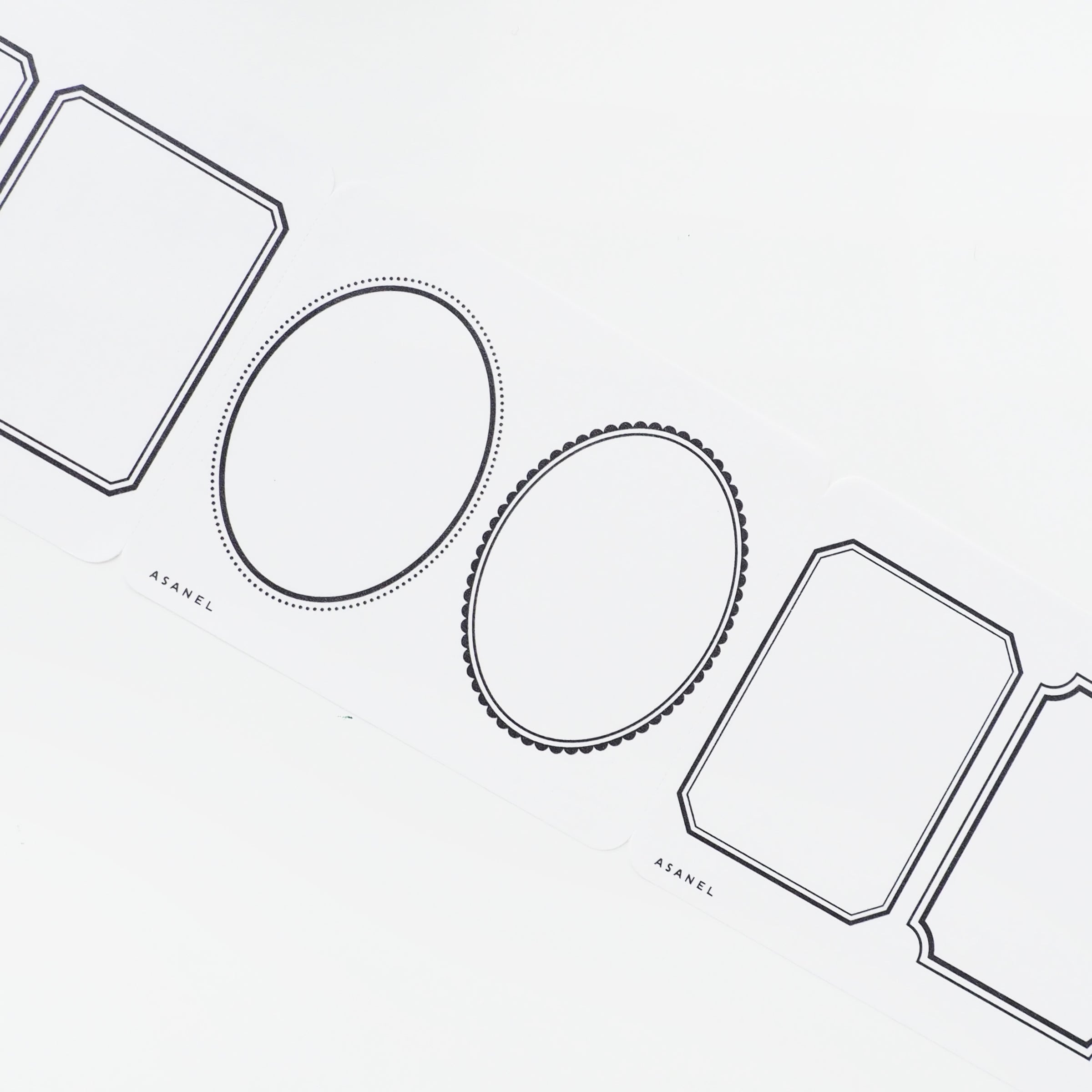 ASANEL Roll Sticky Notes Frame-Friendly