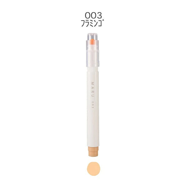 MARU Liner Dot Marker Highlighter 003 Flamingo