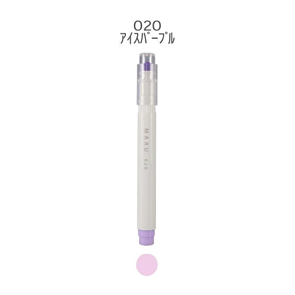MARU Liner Dot Marker Highlighter 020 Ice Purple