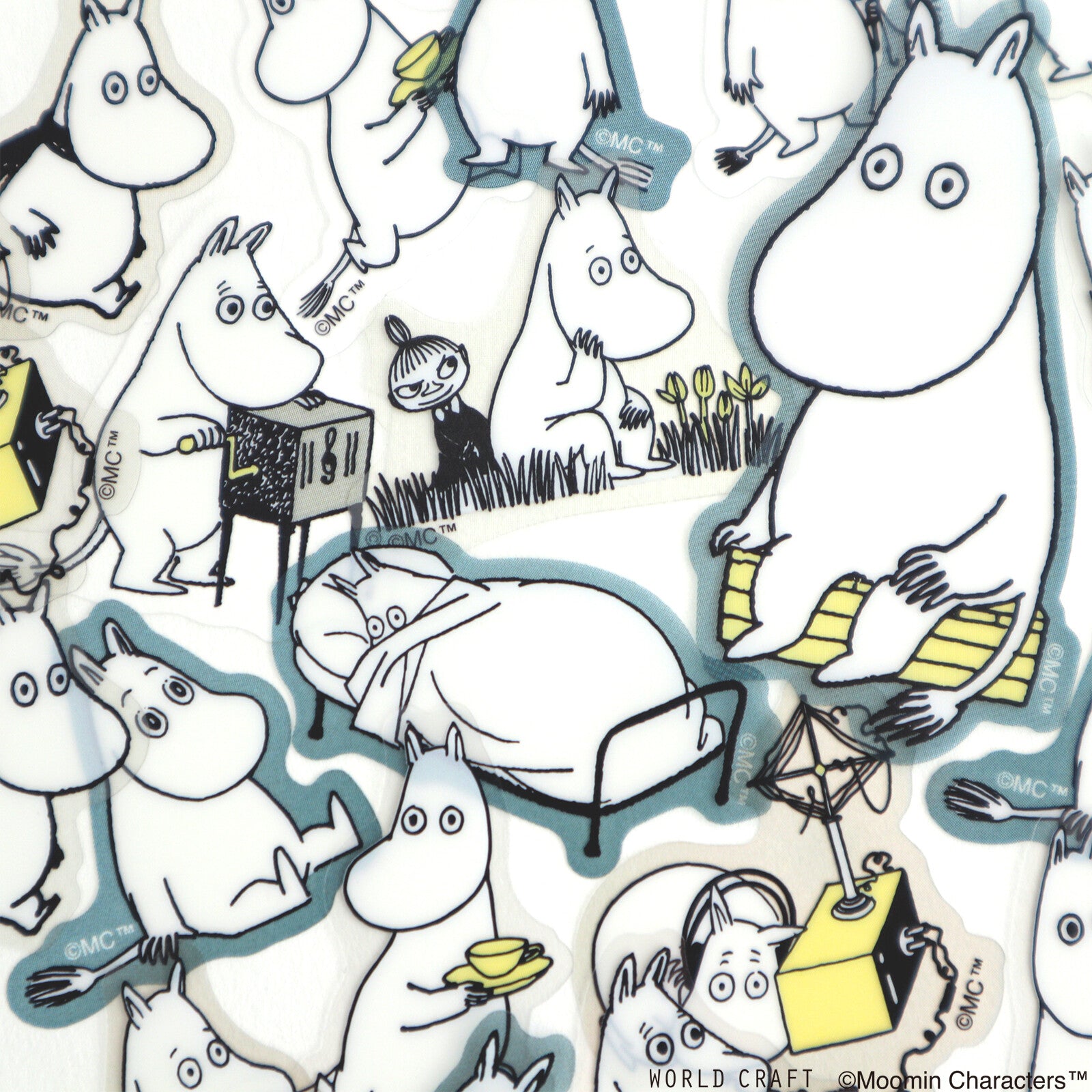 World Craft – Moomin Face Flake Seal / Ennui