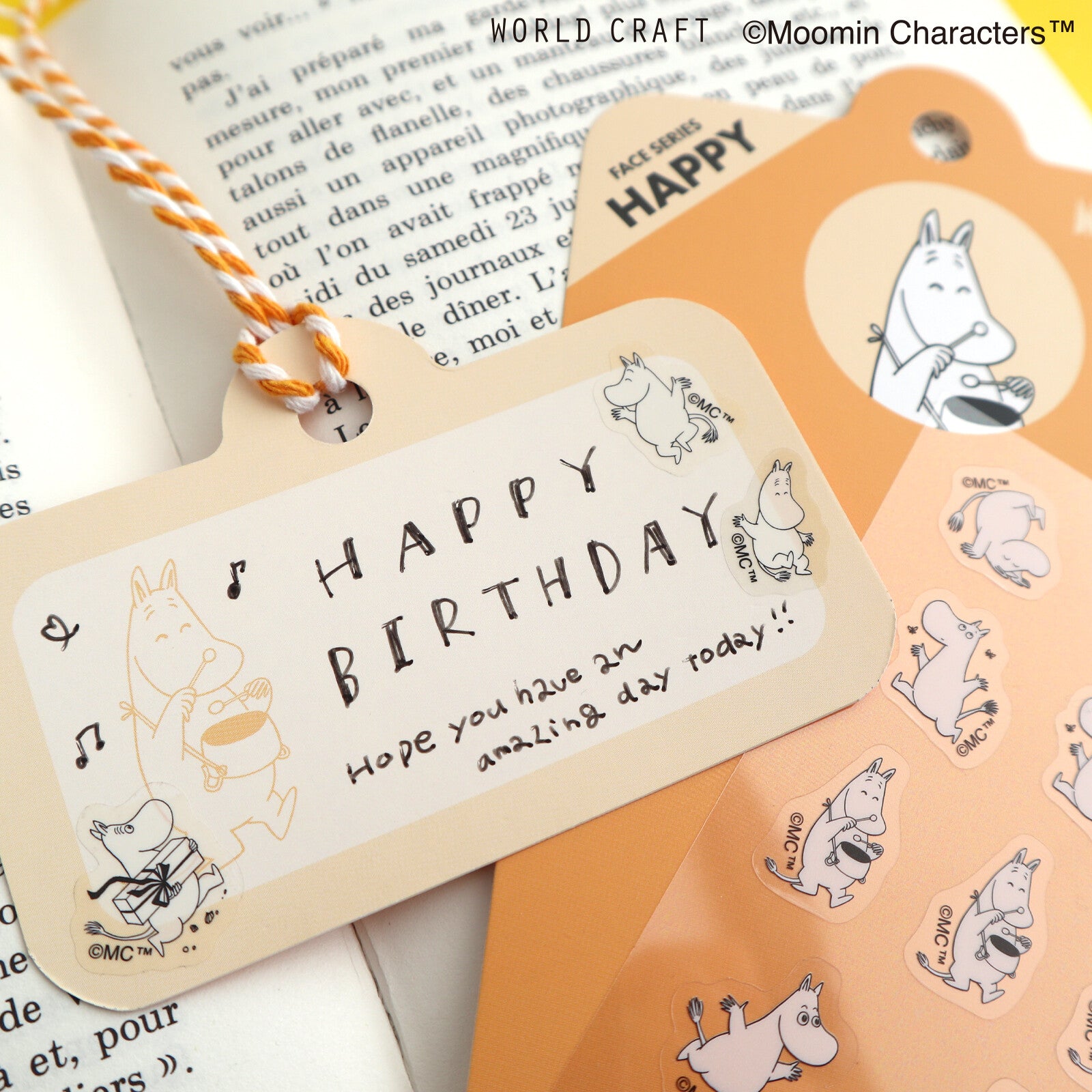 Planner Stickers Moomin Face Series - Happy