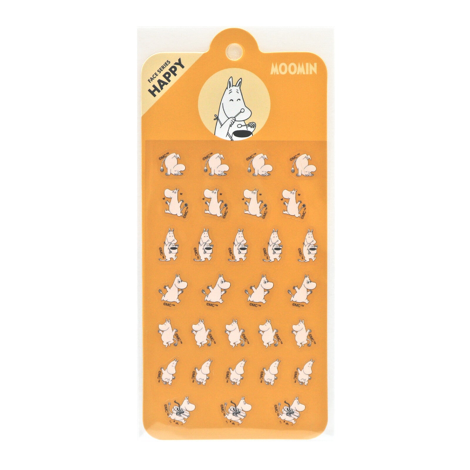 Planner Stickers Moomin Face Series - Happy