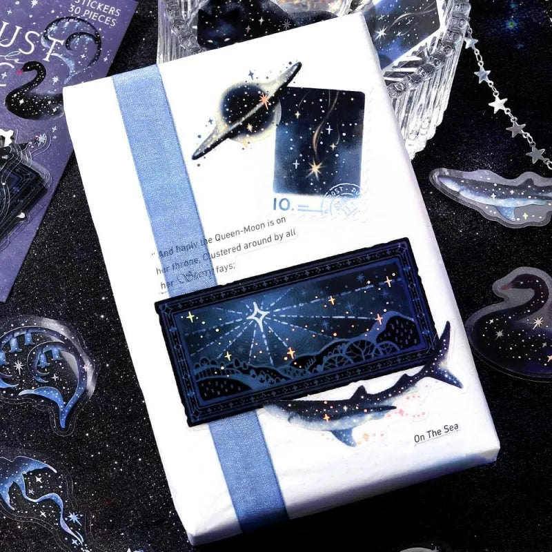 PET Sticker Set Stardust Magic Black Hole