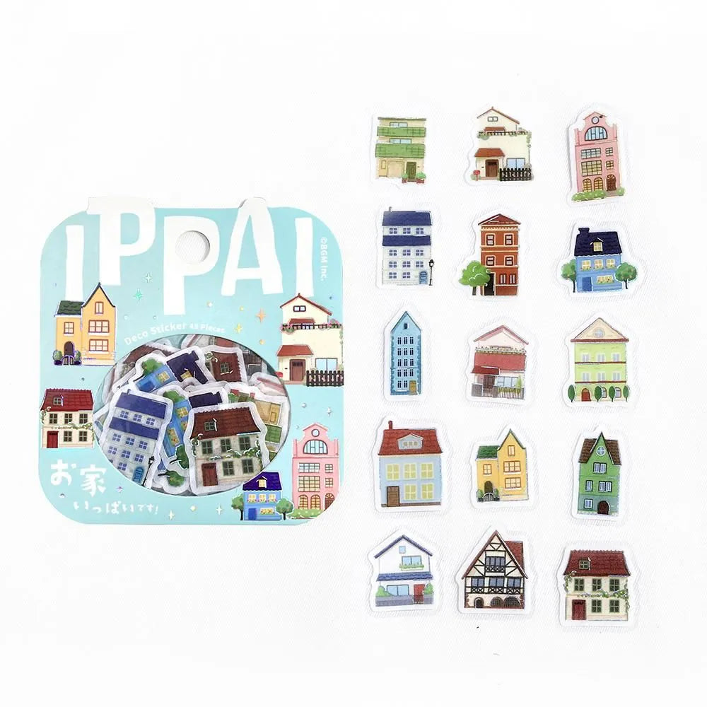 IPPAI Flake Seal Stickers Lots of Houses!