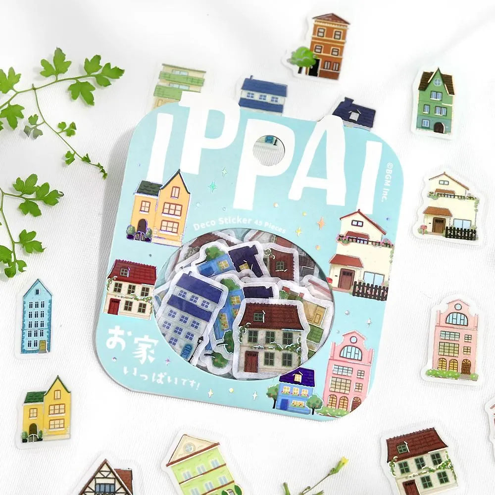 IPPAI Flake Seal Stickers Lots of Houses!