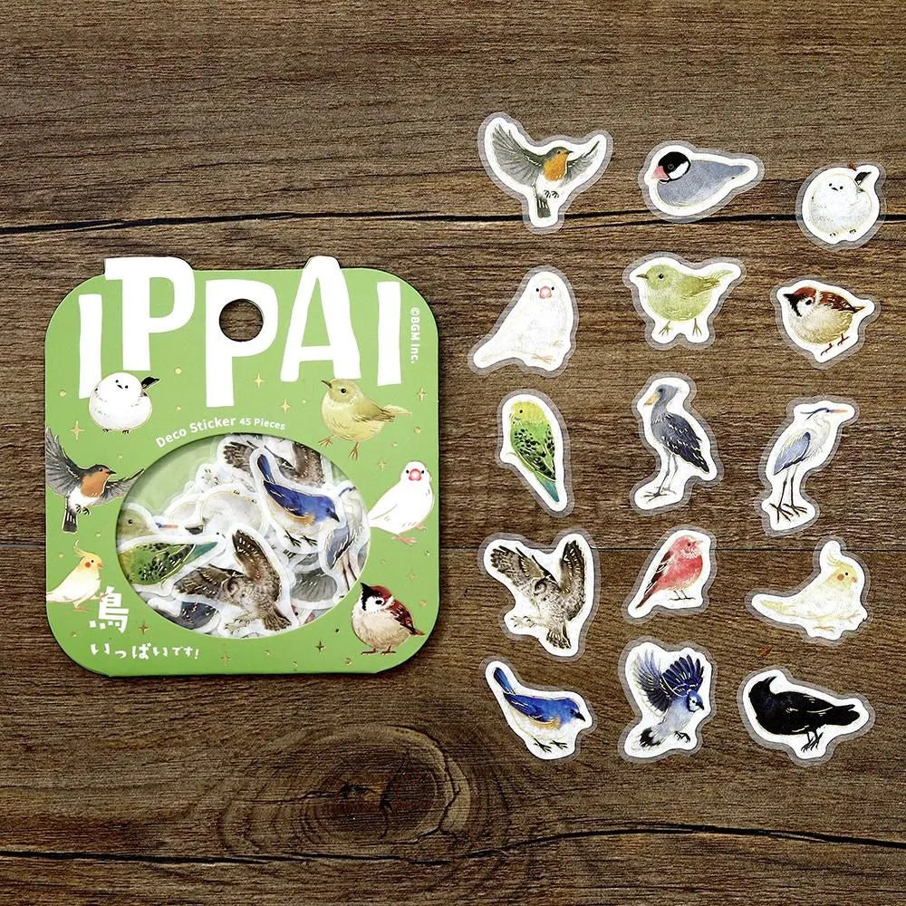 IPPAI Flake Seal Stickers Lots of Birds!