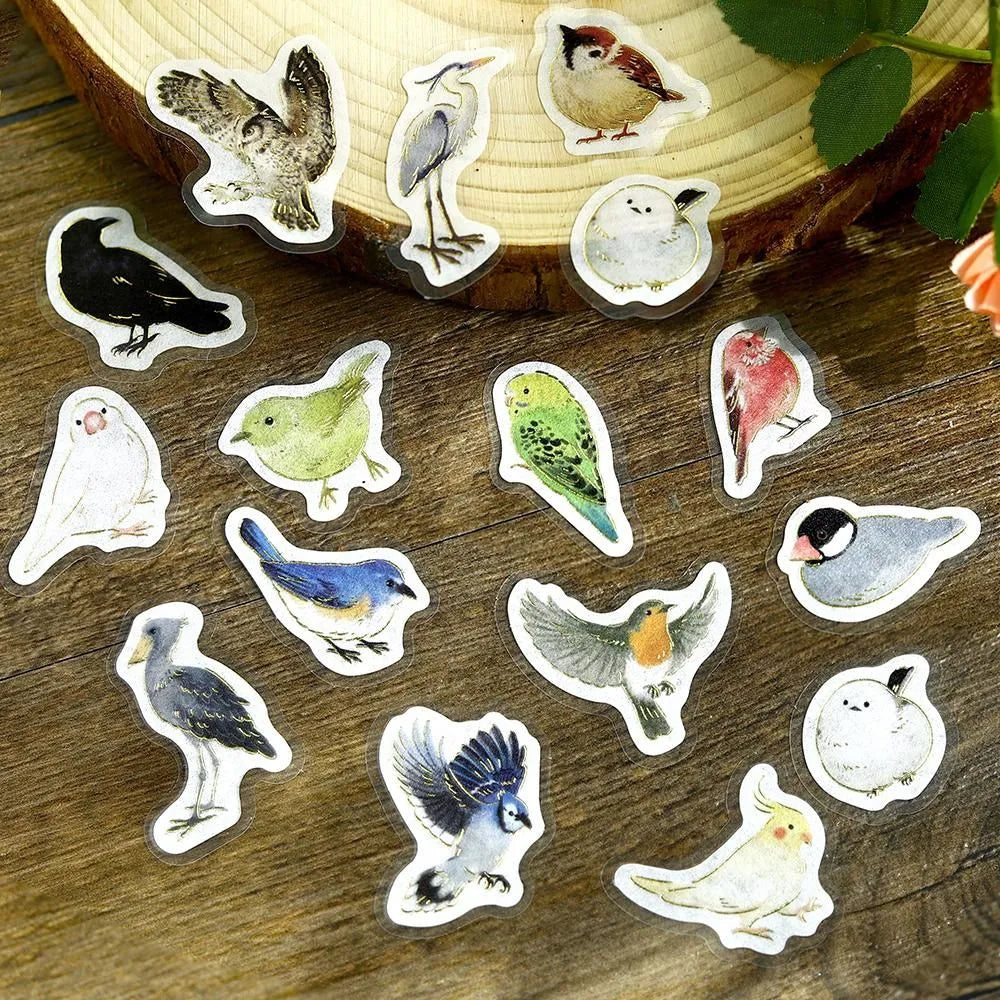 IPPAI Flake Seal Stickers Lots of Birds!