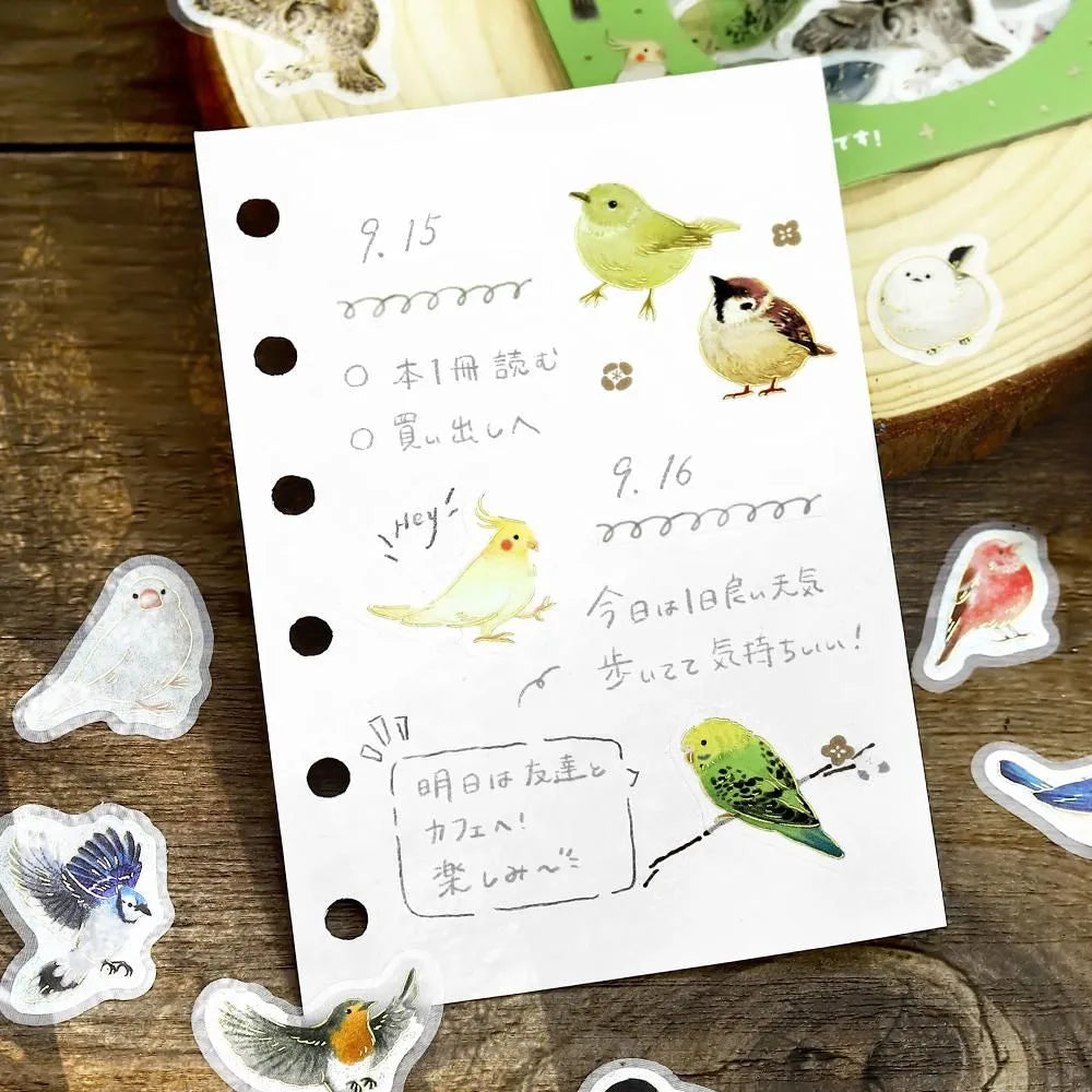 IPPAI Flake Seal Stickers Lots of Birds!