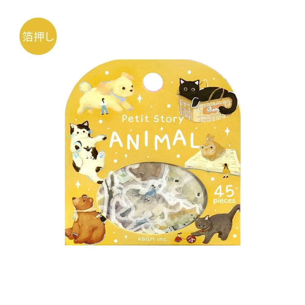 Petit Story Flake Stickers Animal