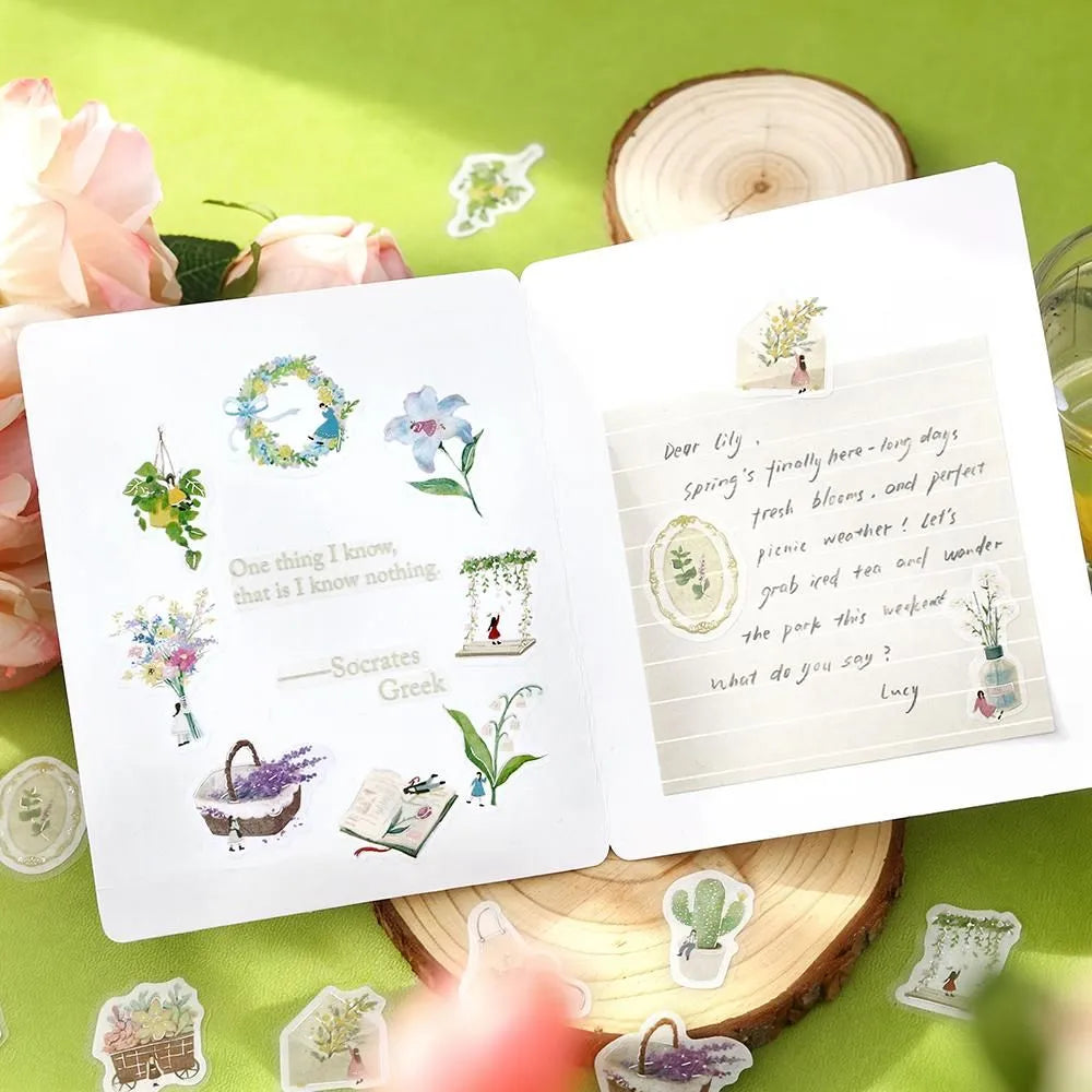 Petit Story Flake Stickers Garden