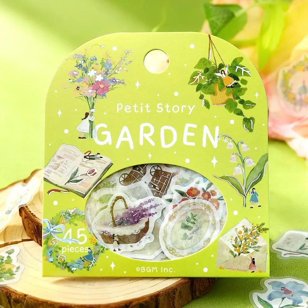 Petit Story Flake Stickers Garden
