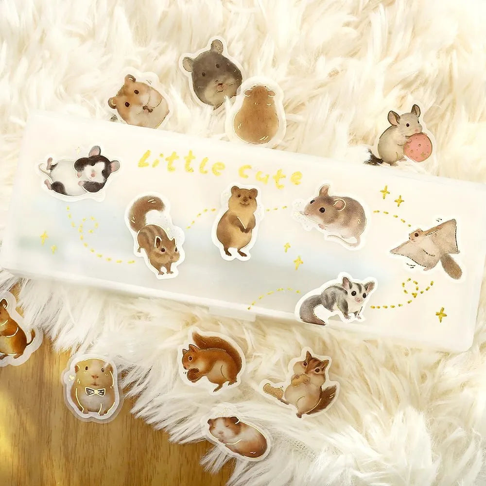 IPPAI Flake Seal Stickers Lots of Small Animals!