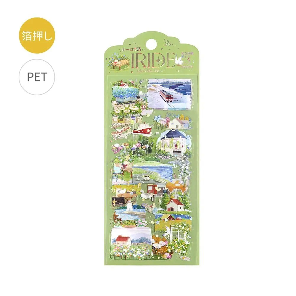 IRIDE Seal Stickers While Traveling 3 sheets