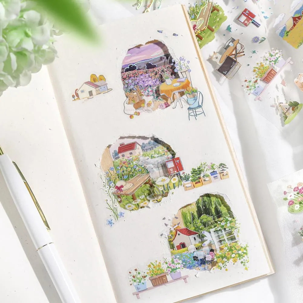 IRIDE Seal Stickers While Traveling 3 sheets