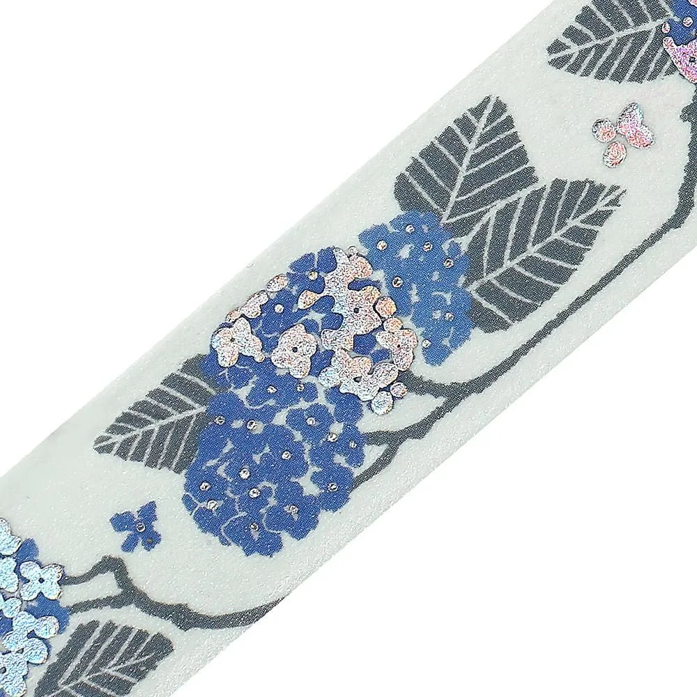 Foil Washitape Floral Pattern Hydrangea