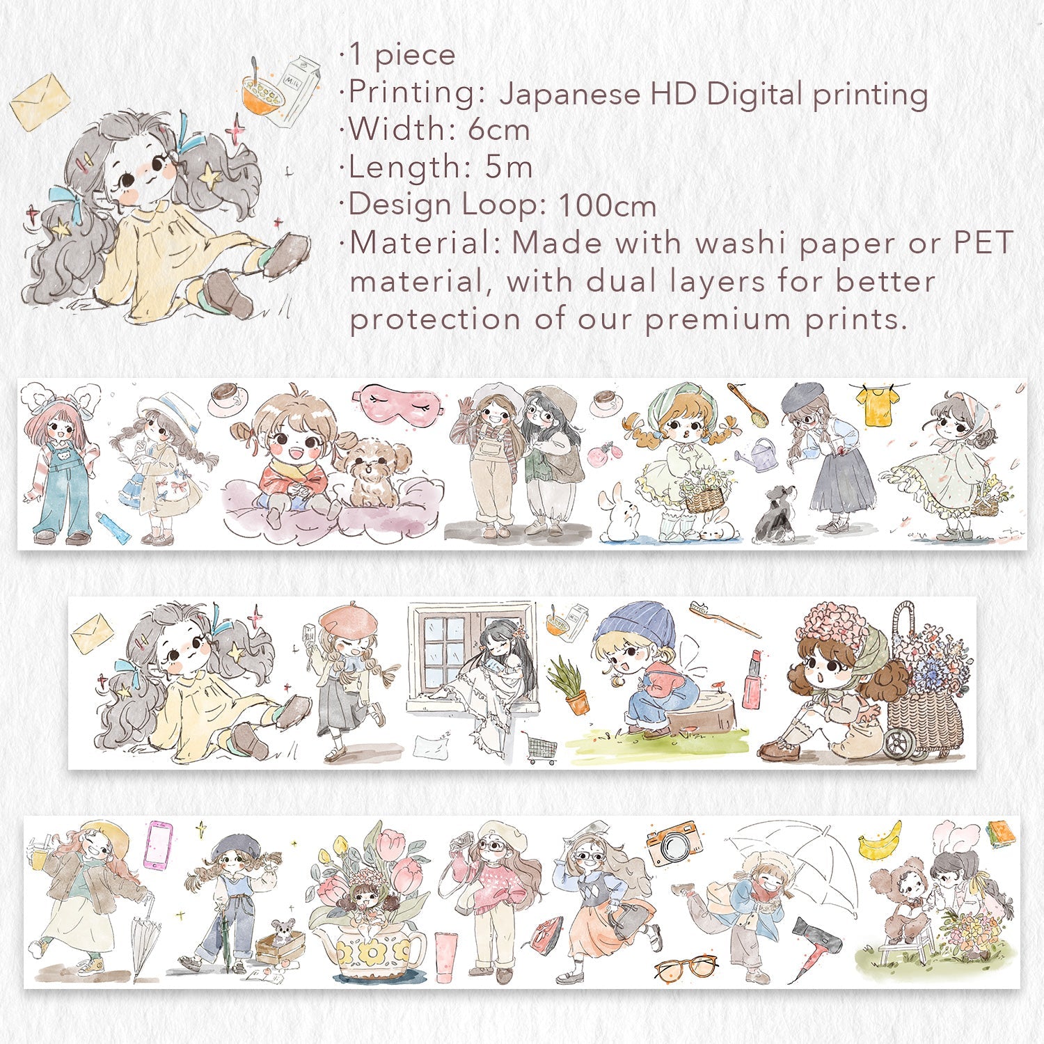 Radiance Wide PET -tape 60mm