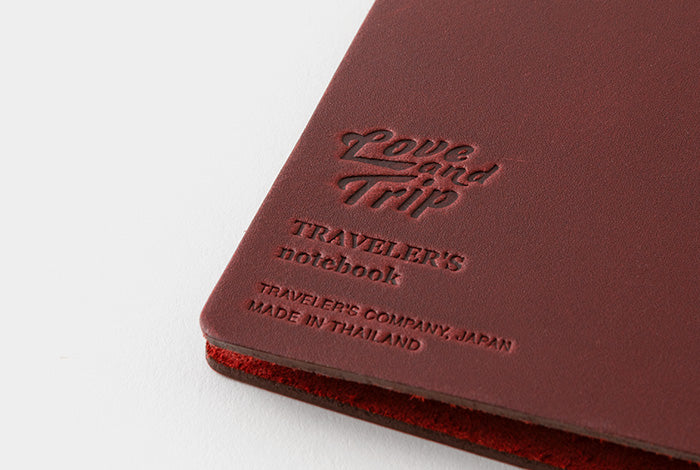 TRAVELER'S notebook Regular Size LOVE AND TRIP Red