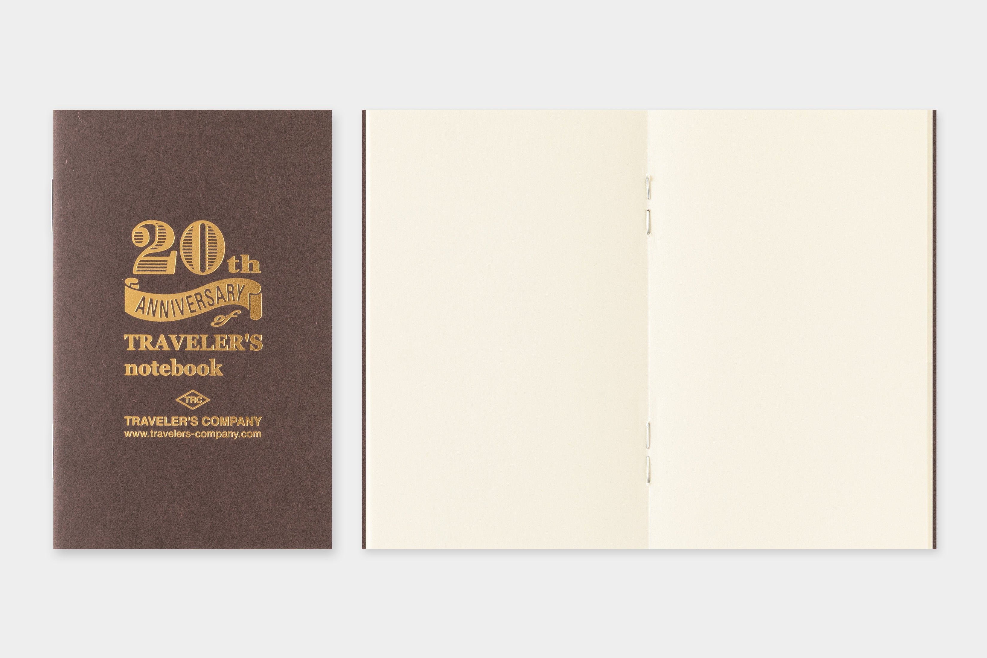 TRAVELER'S notebook Card Size 20th Anniversary Set Brown