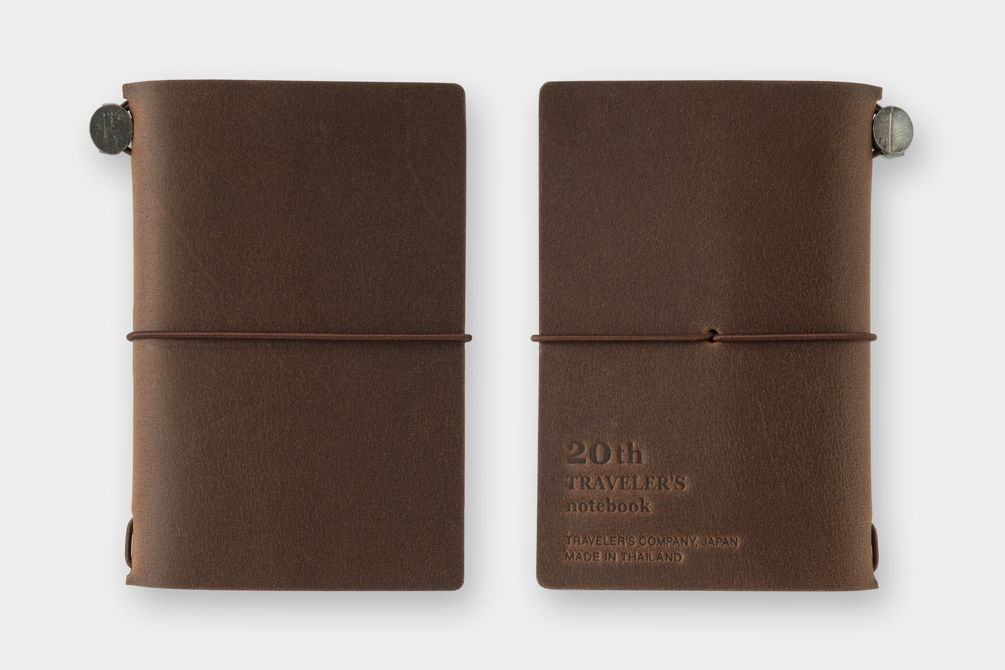 TRAVELER'S notebook Card Size 20th Anniversary Set Brown
