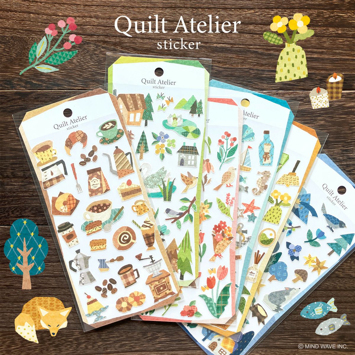 Quilt Atelier Stickers House near the Lake