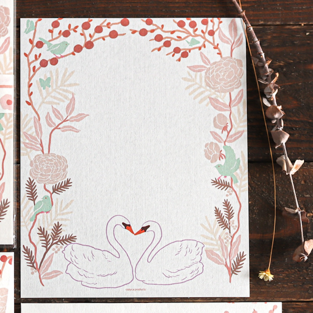 Tani Konatsu Letter Set Swan