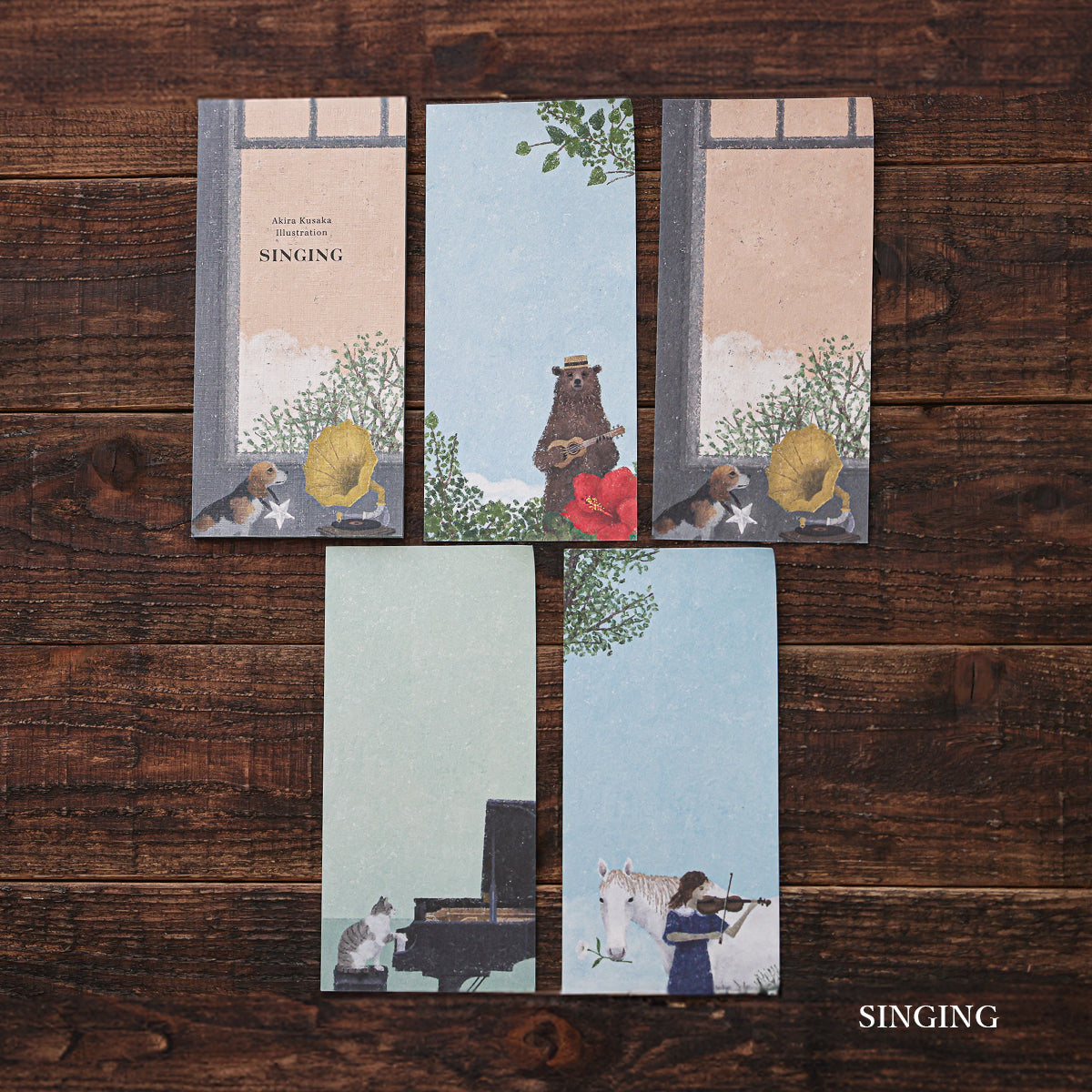 Akira Kusaka Ippitsusen Letterpad Singing