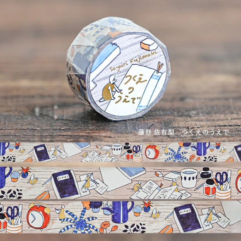 Sayuri Fujimaki Foil Washitape On a Desk